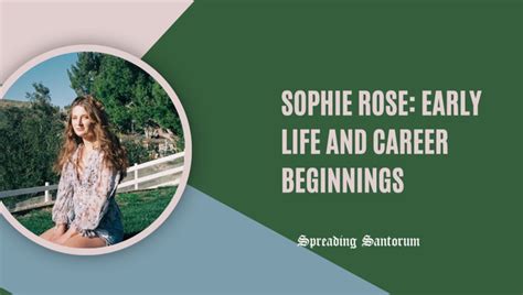 Unveiling Sophie Oneil's Age, Early Life, and Career Beginnings