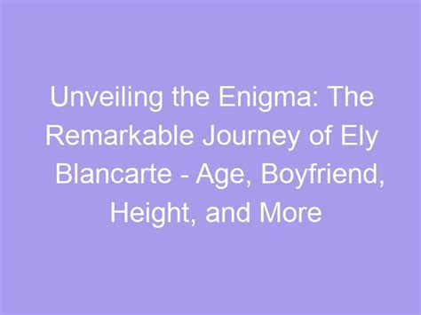 Unveiling the Enigma: Discovering Jezabelle Sweet's Age, Height, and Figure