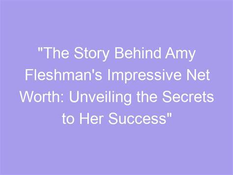 Unveiling the Secrets of Amy Nicole's Success