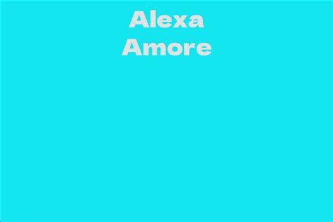 What's Next for Alexa Amore? A Glimpse into Her Future Projects and Ventures
