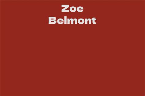 Zoe Belmont's Wealth Assessment